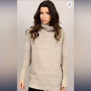 Oak & Ivy cowl neck ribbed sweater